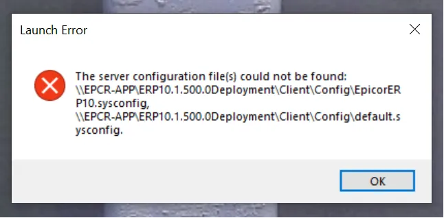 Configuration Errors